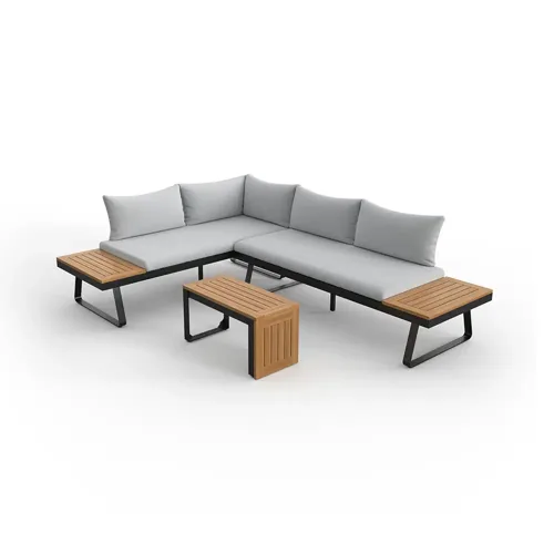 Conjunto de sofá esquinero Valtis