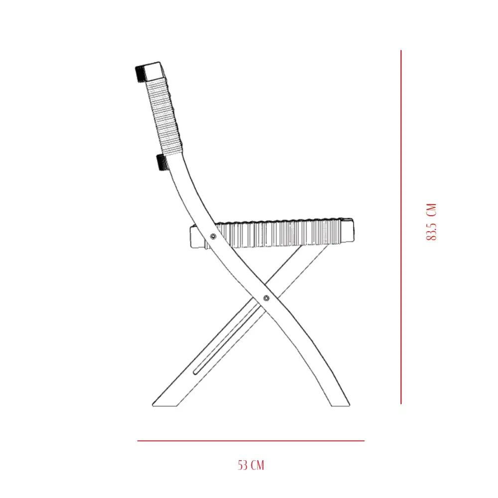 L42.5 x W53 x H83.5 cm.<br>