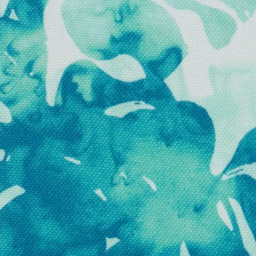 Polyester - Green leaf