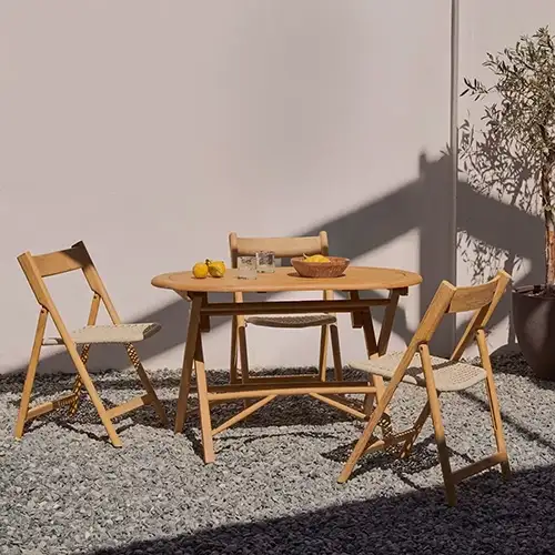 Conjunto plegable