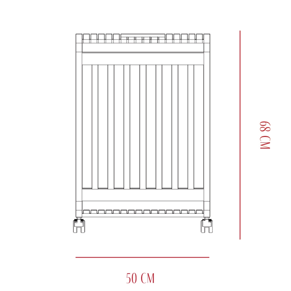 1 x Daybed : L190 x W64 x H76.8 cm.<br>1 x Side Table : L45 x W50 x H68 cm.<br>