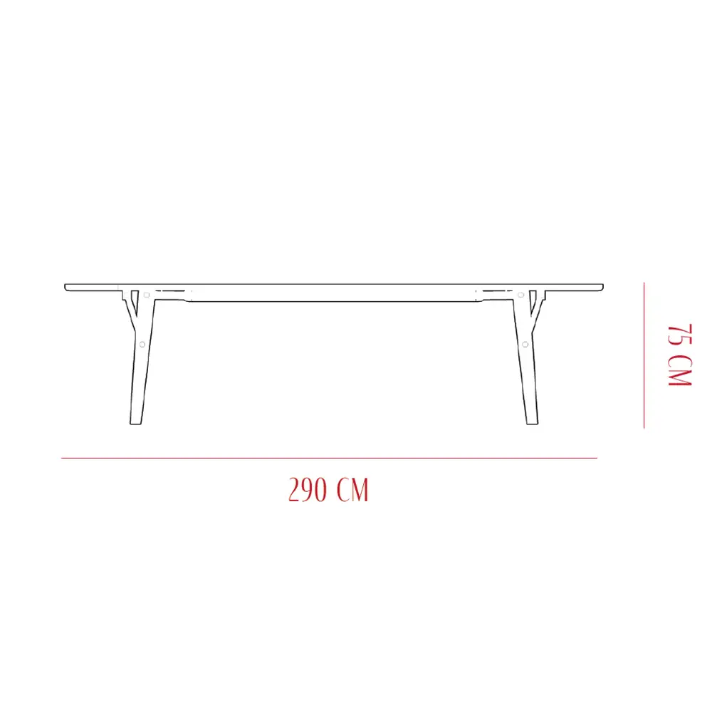 Mesa de comedor Valen
2900mm