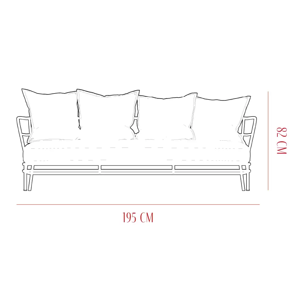 Sofa 3 chỗ Reven