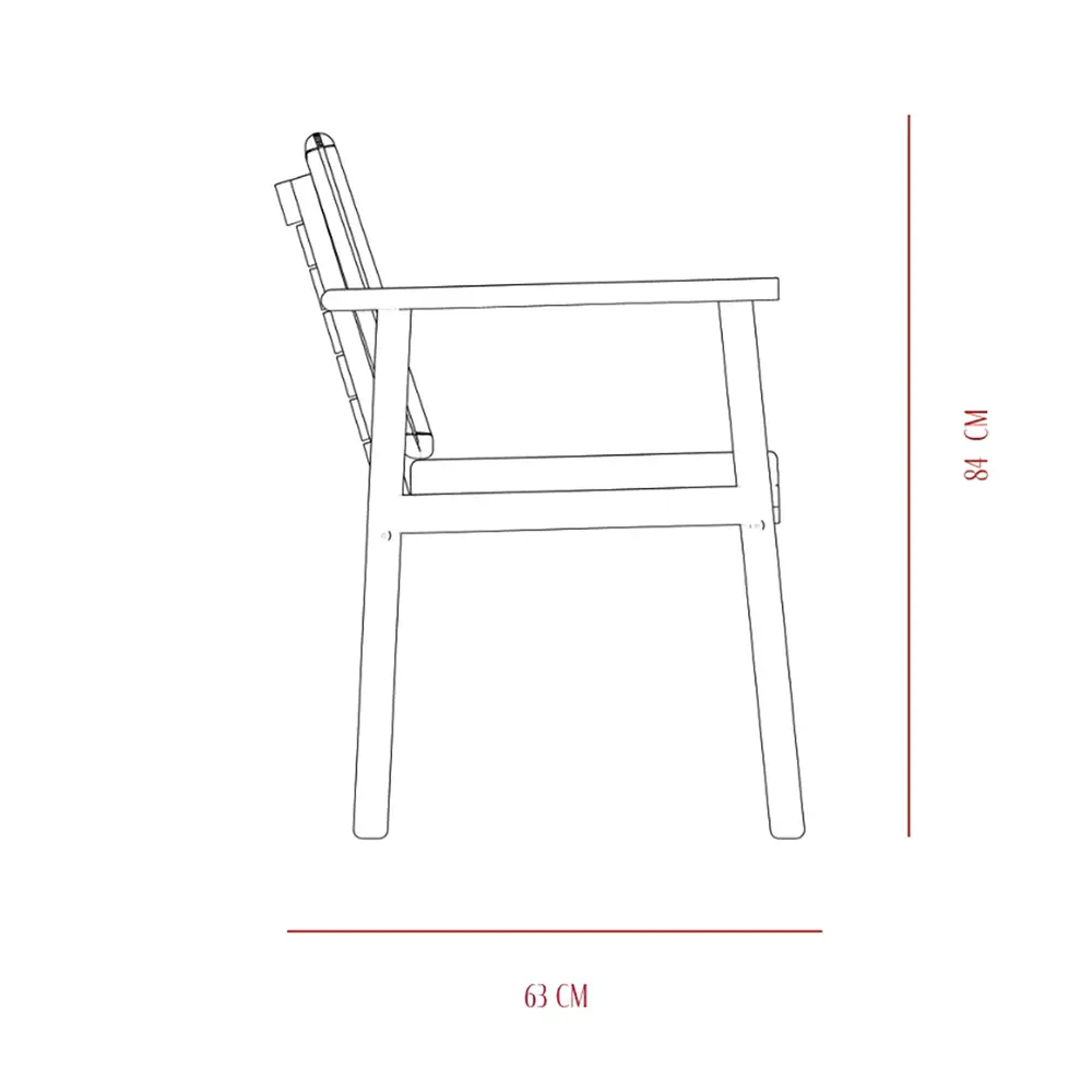 L60 x W64 x H88 cm.<br>