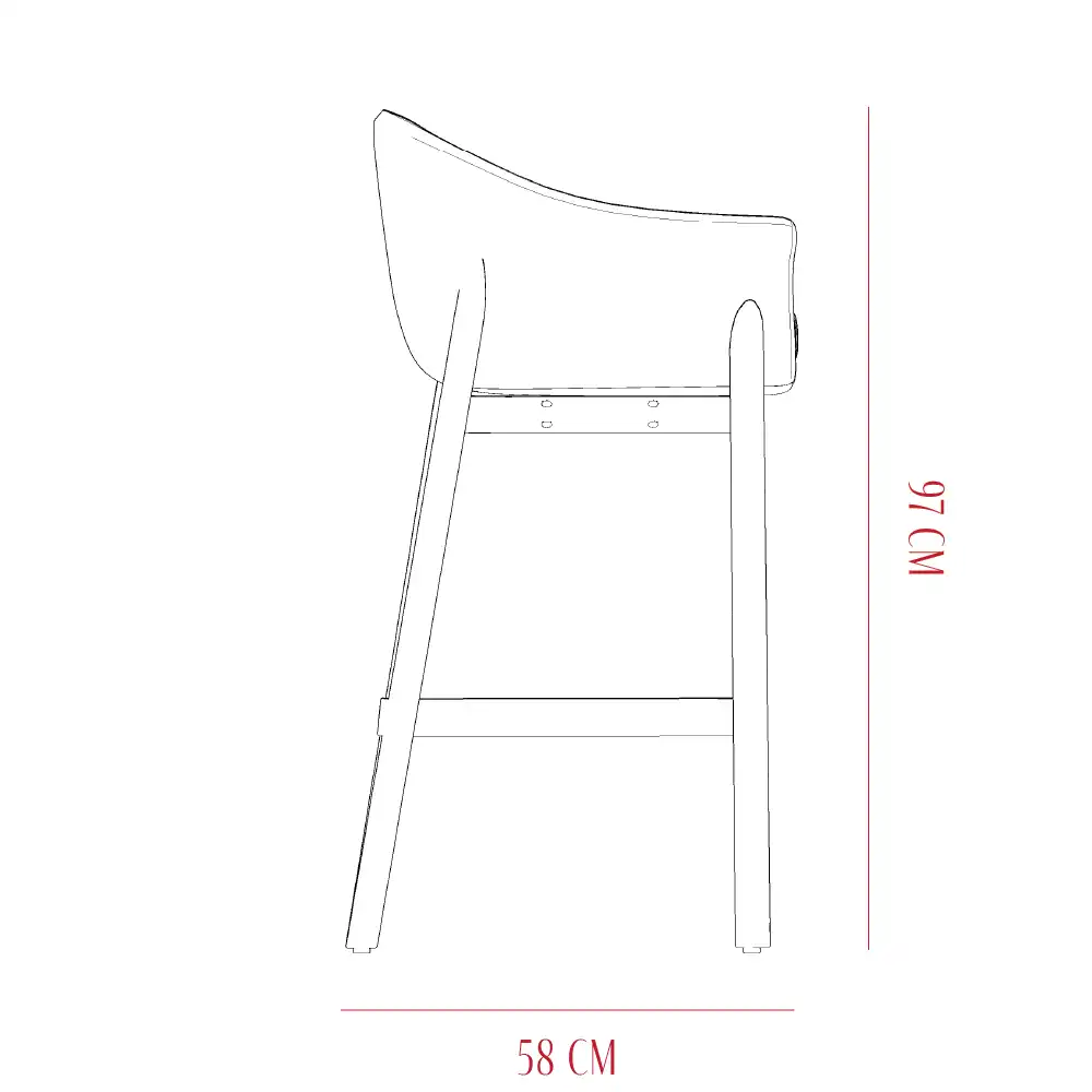Silla de bar Verarik