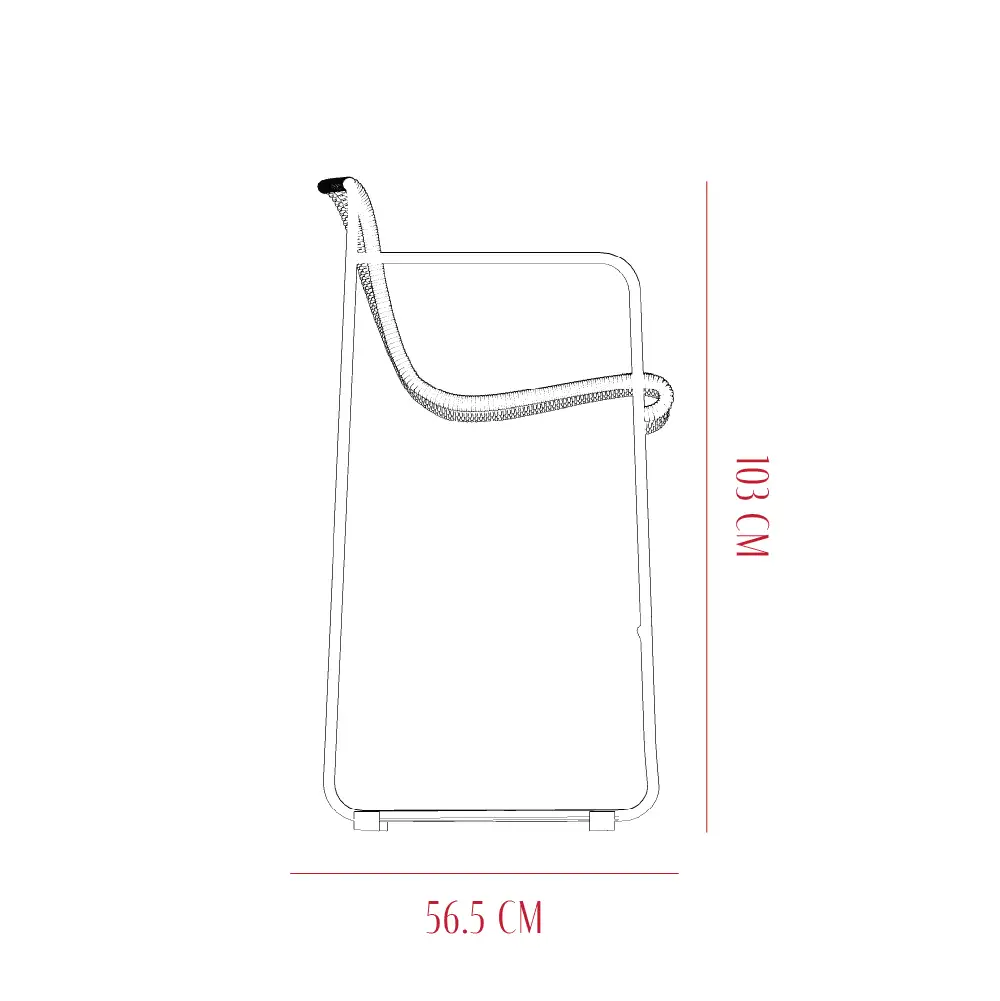 Silla de bar Feli - H 103cm