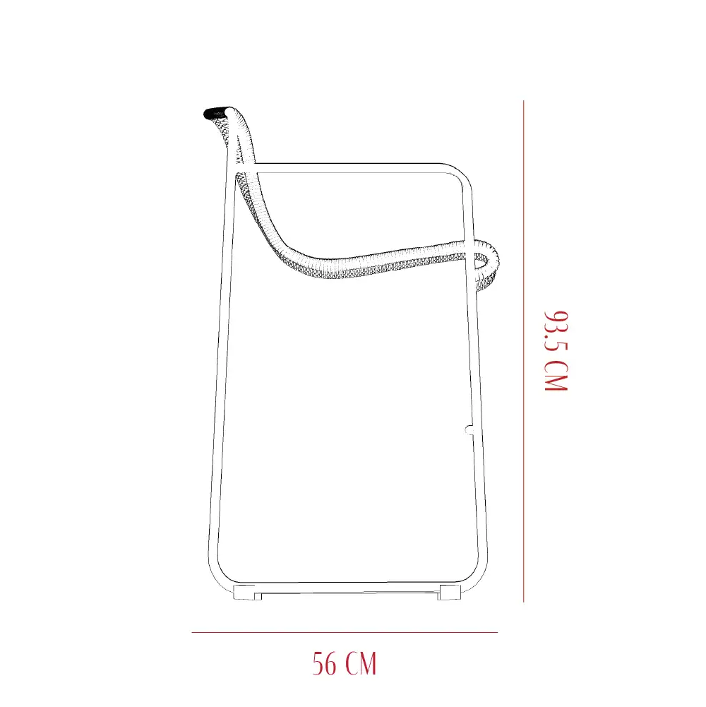 Silla de bar Feli - H 93.5cm